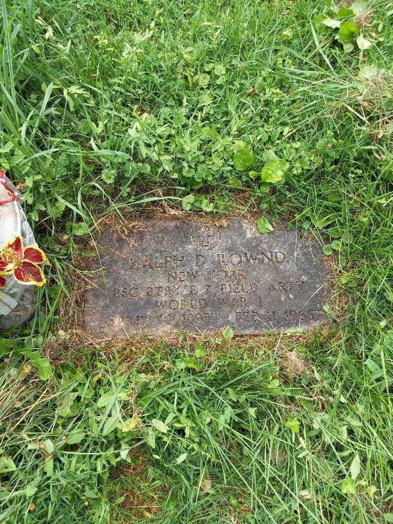 Ralph D. Rownd's grave. Photo 2