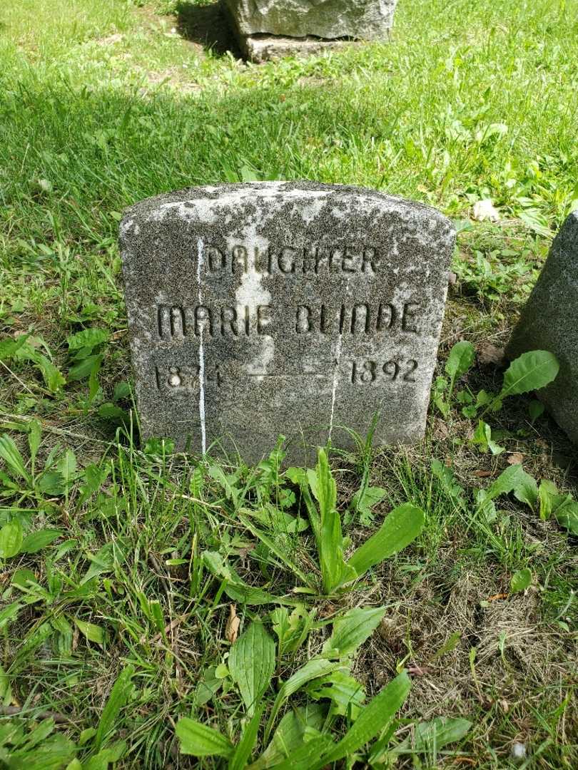 Marie Blinde's grave. Photo 4