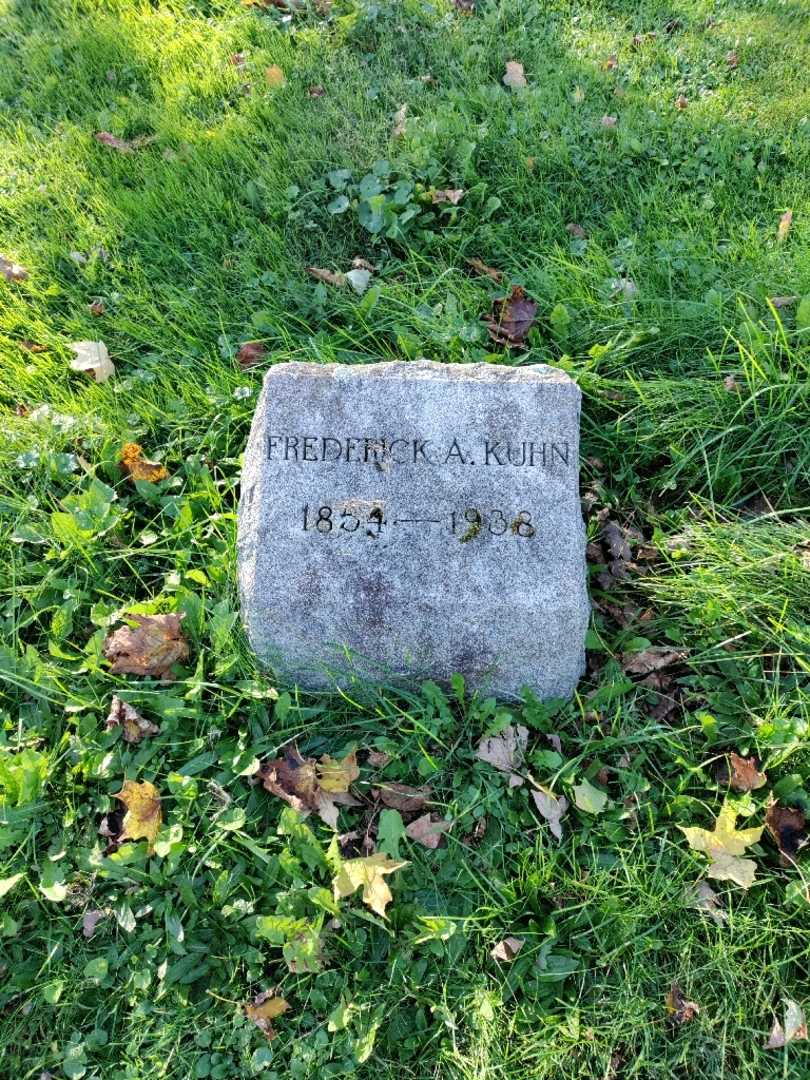 Frederick A. Kuhn's grave. Photo 2