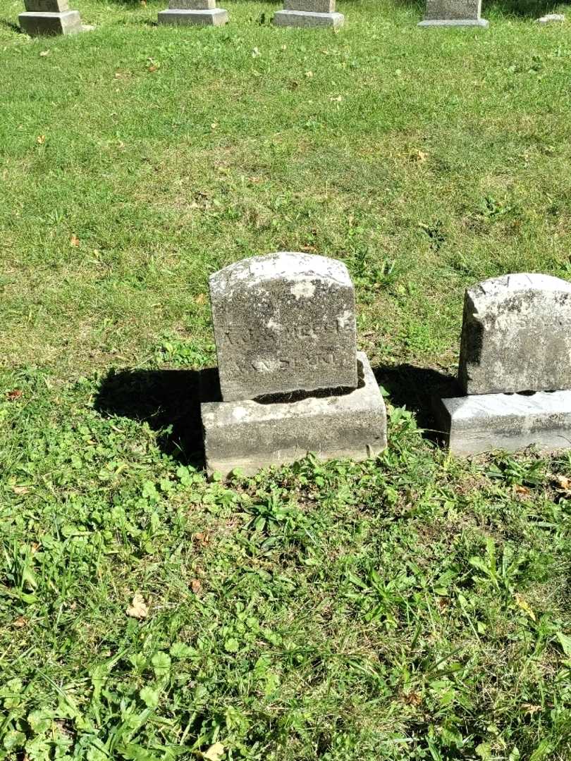 Allen J. Van Slyke's grave. Photo 2