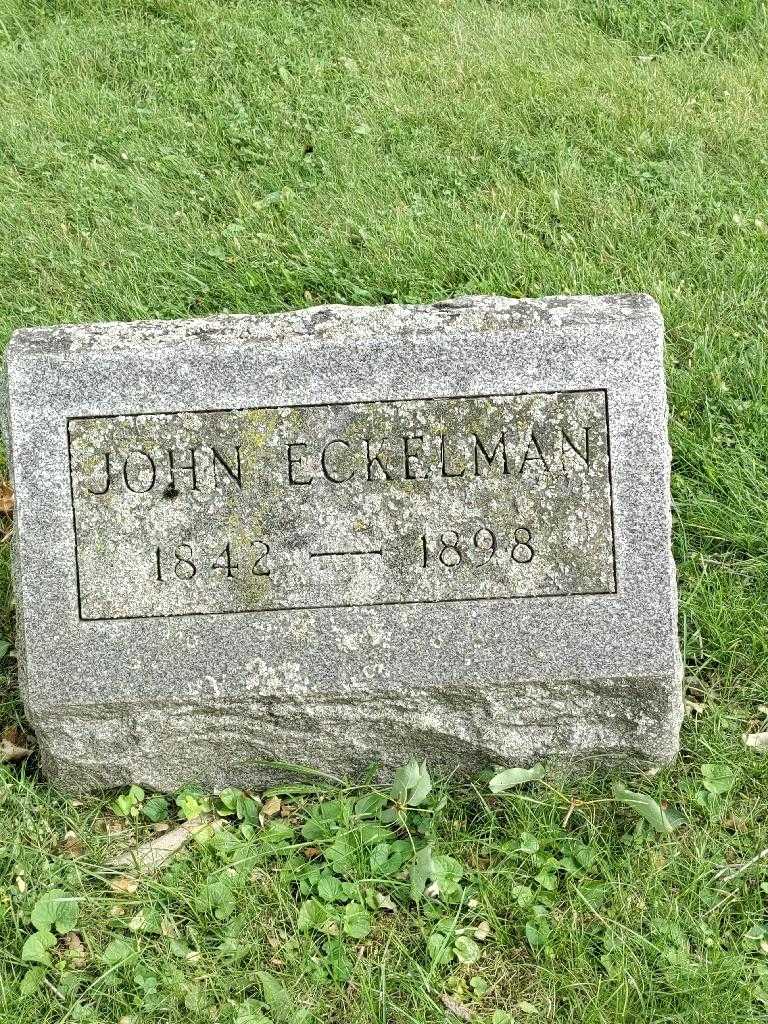 John Eckelman's grave. Photo 3