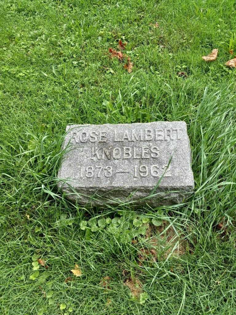 Rose E. Lambert Knobles's grave. Photo 3