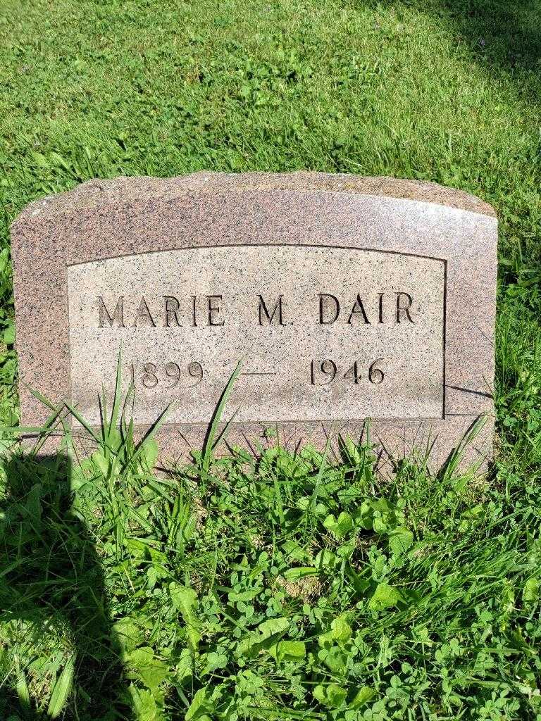 Marie M. Gronau Dair's grave. Photo 3