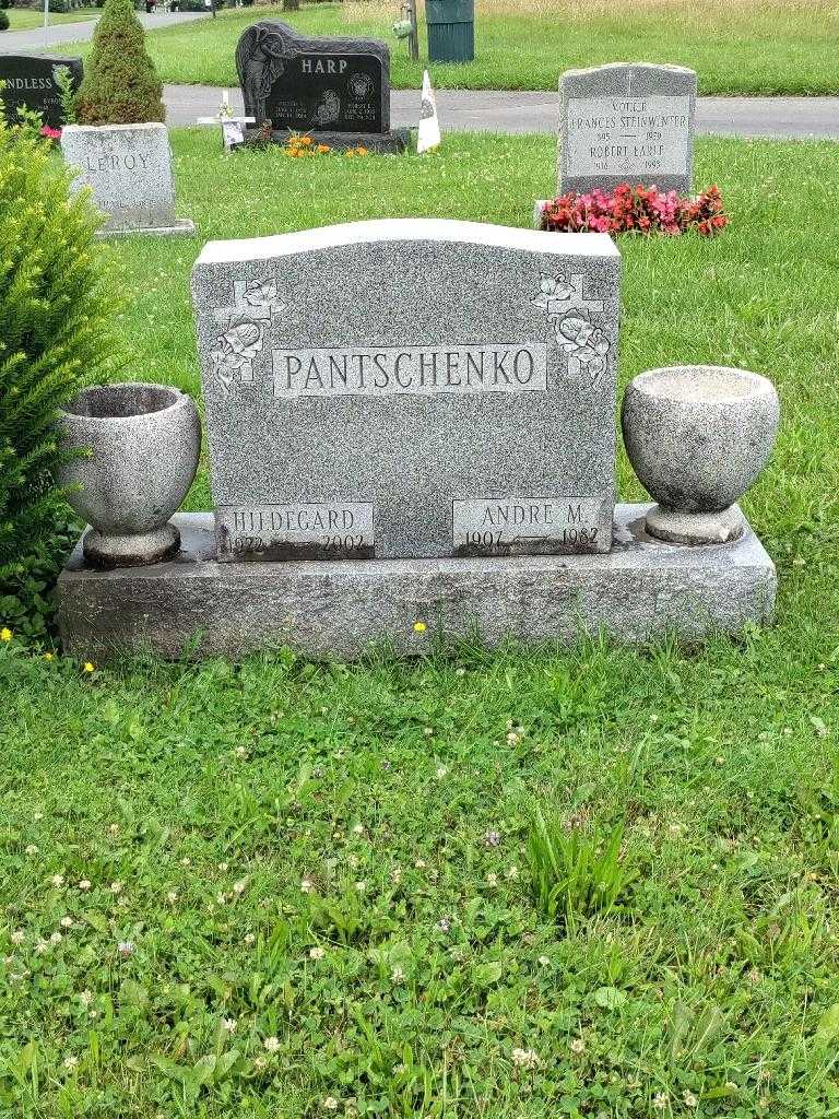Andre M. Pantschenko's grave. Photo 2