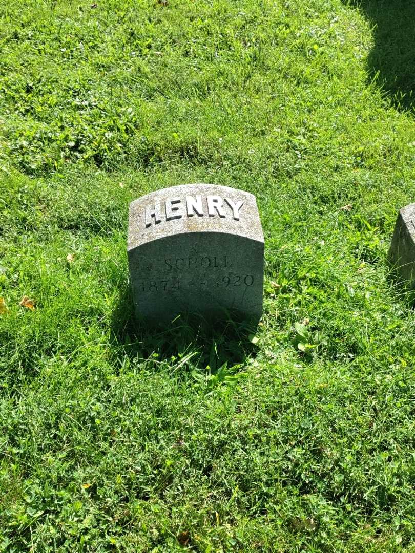 Henry Scholl's grave. Photo 2