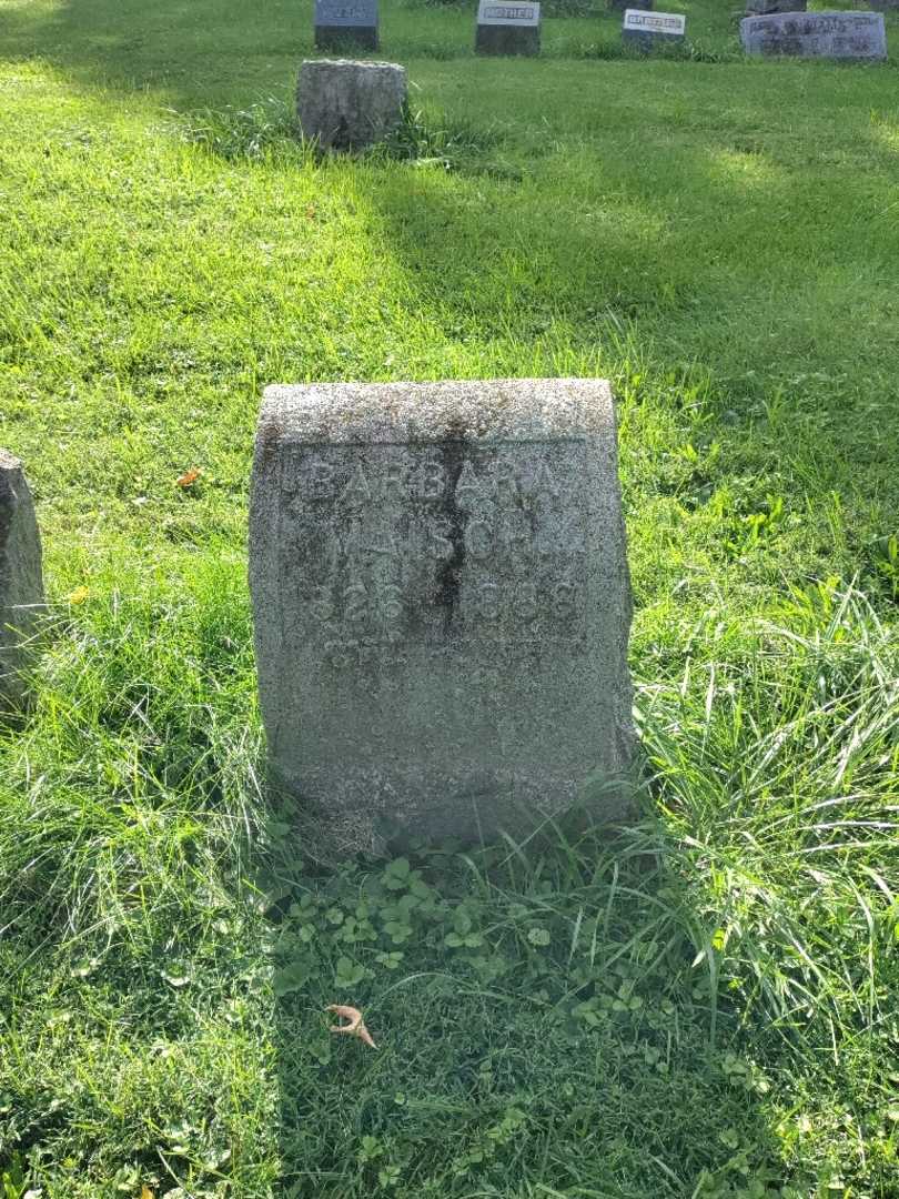 Barbara A. Maisch's grave. Photo 2