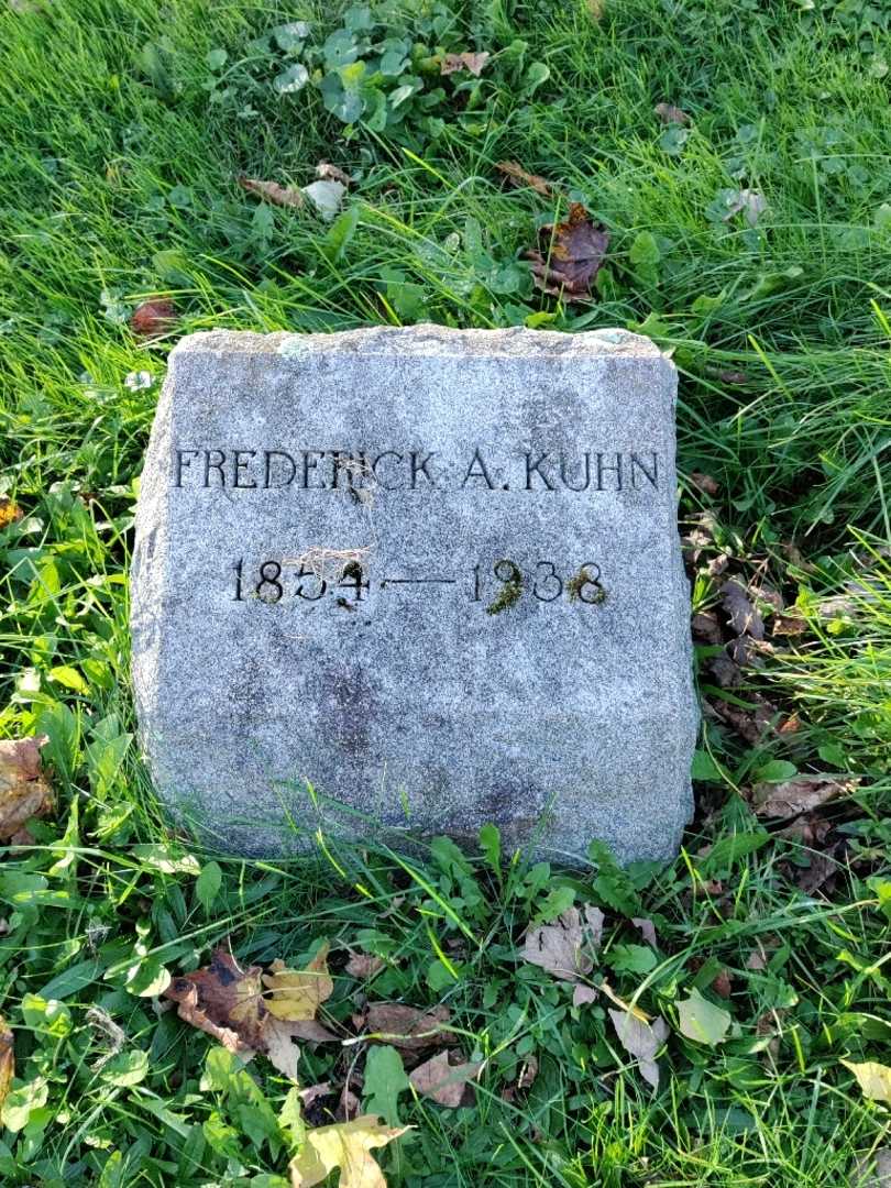 Frederick A. Kuhn's grave. Photo 3
