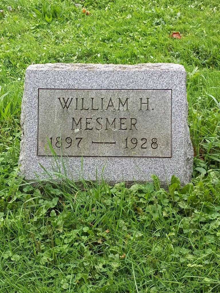 William H. Mesmer's grave. Photo 2