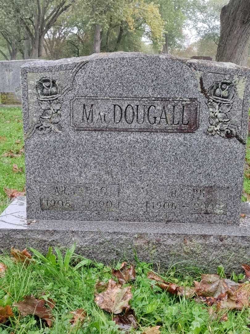 Joseph L. MacDougall's grave. Photo 3