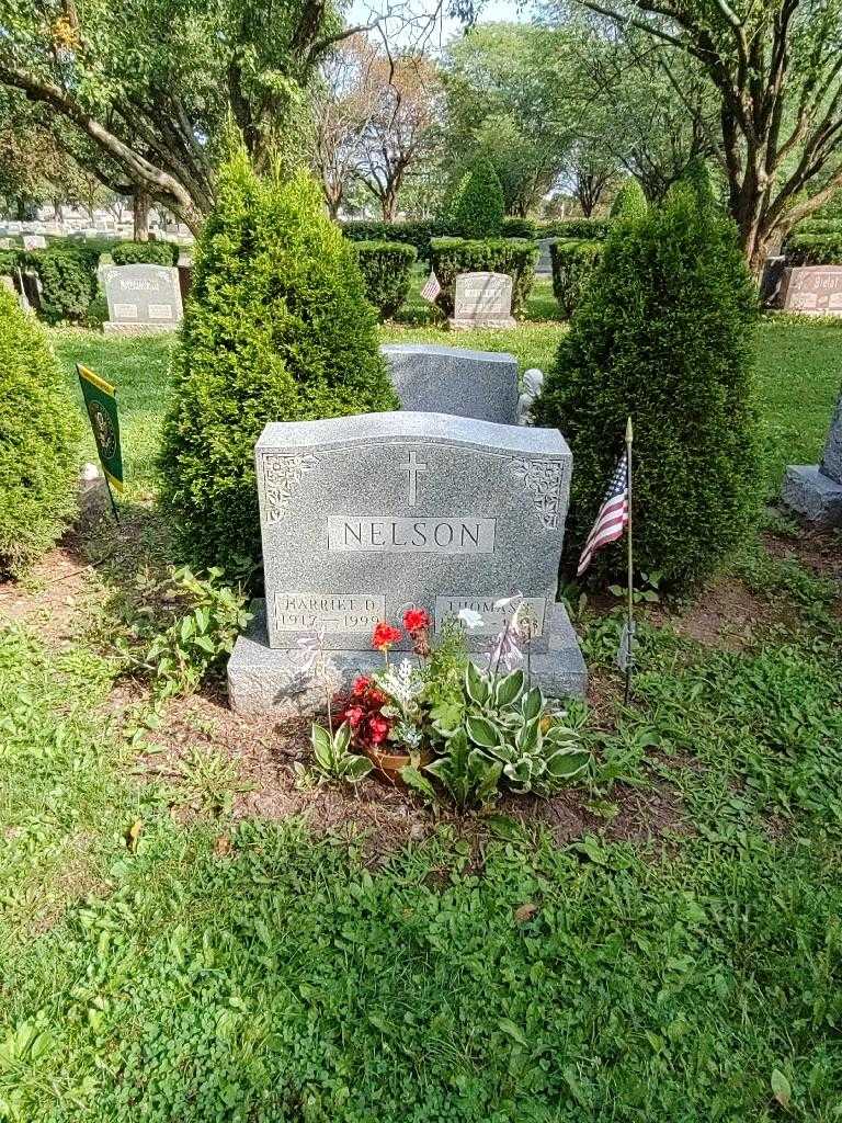 Harriet D. Nelson's grave. Photo 1