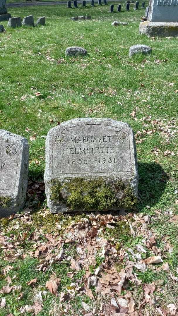 Margaret Helmstetter's grave. Photo 2