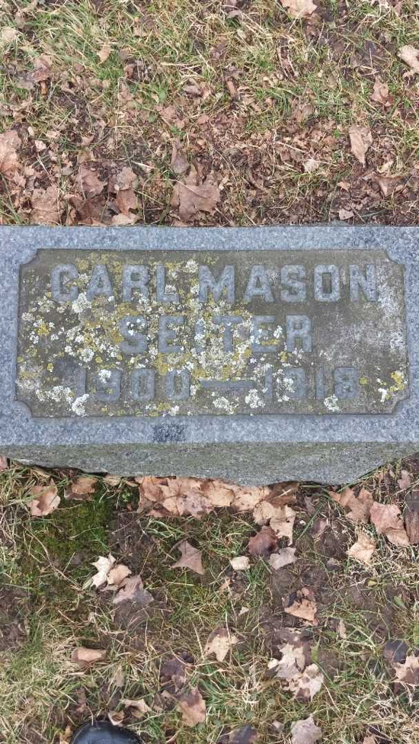 Carl Mason Seiter's grave. Photo 3