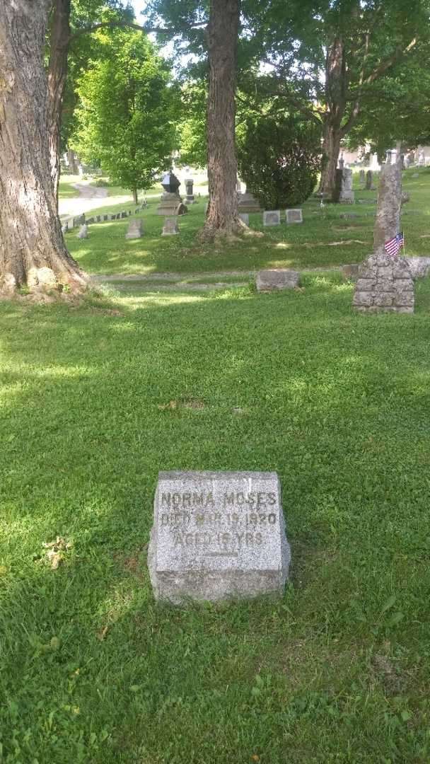 Norma H. Moses's grave. Photo 2