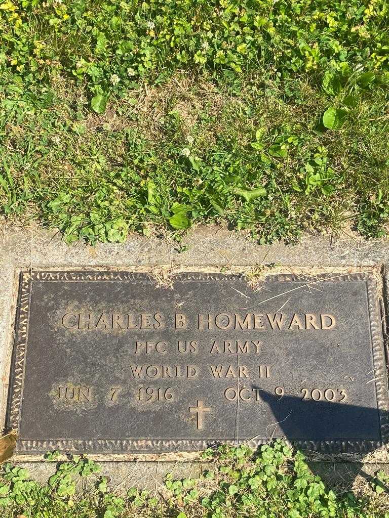 Charles B. Homeward's grave. Photo 3