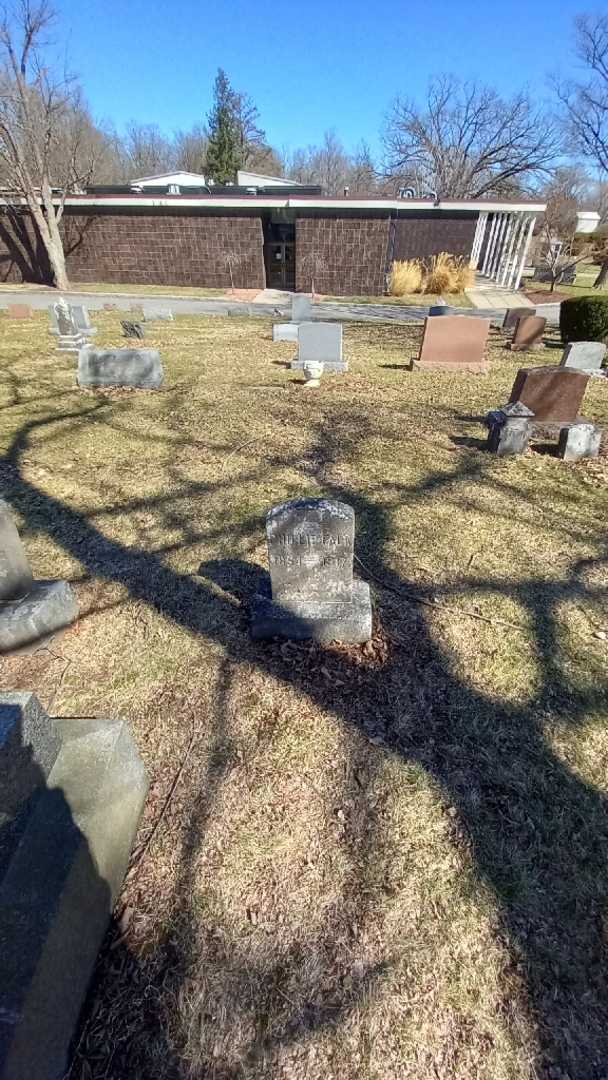 Phillip Falk's grave. Photo 2