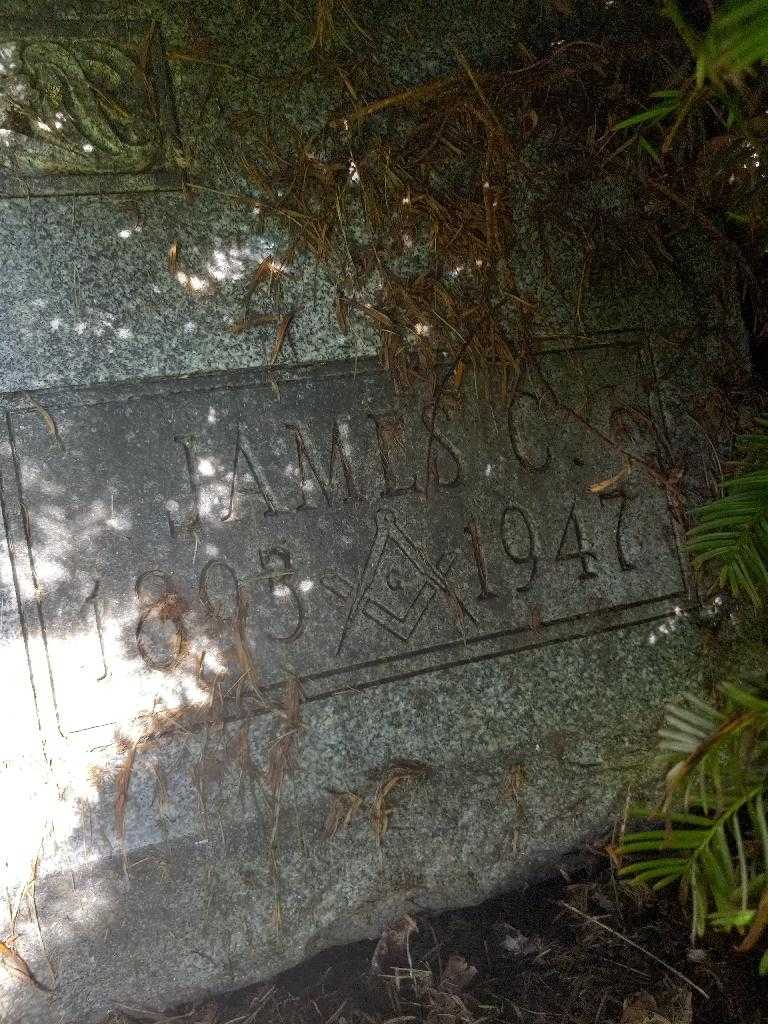 James C. Brock's grave. Photo 2