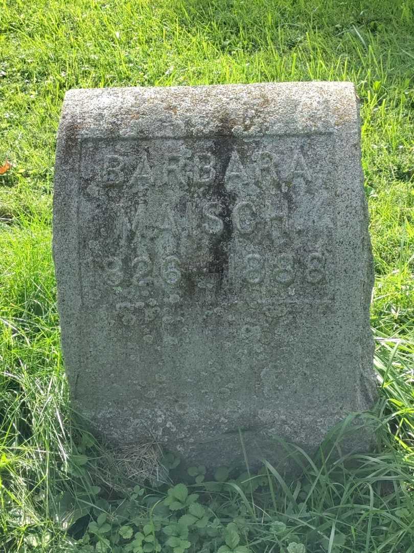 Barbara A. Maisch's grave. Photo 3