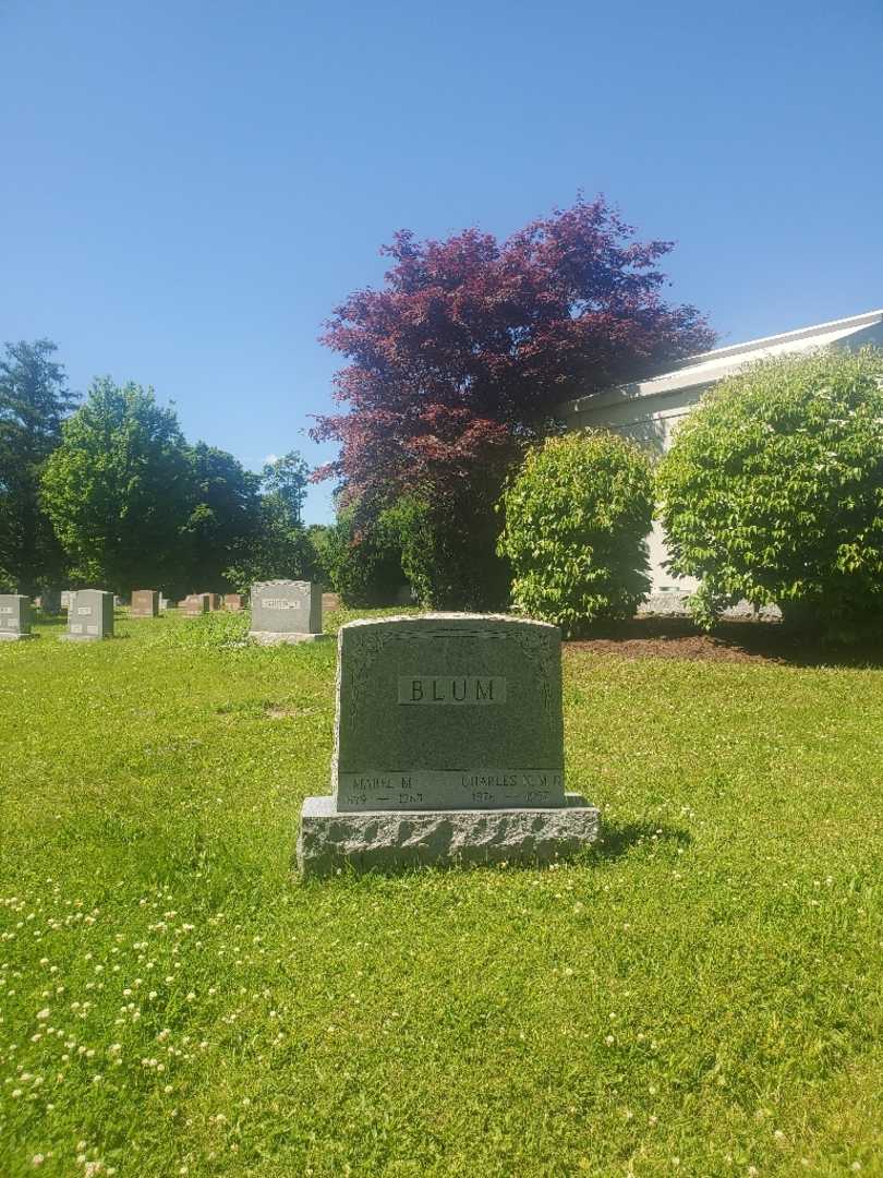 Doctor Charles N. Blum's grave. Photo 1