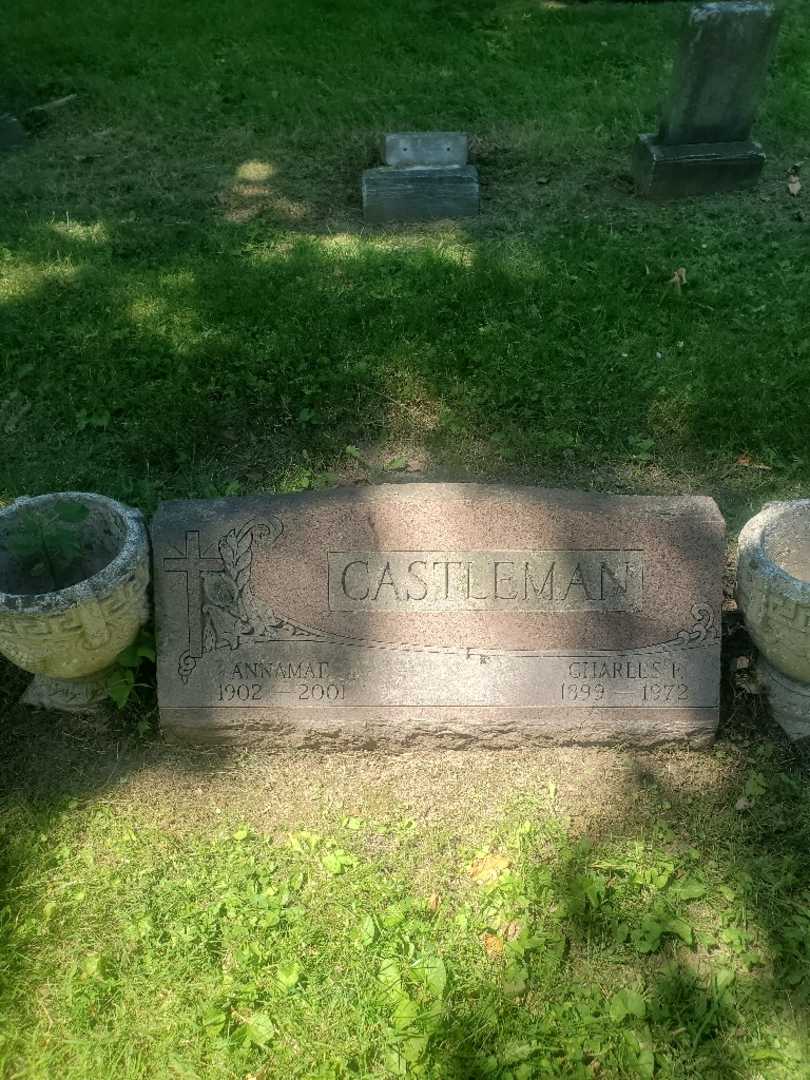 Charles F. Castleman's grave. Photo 2