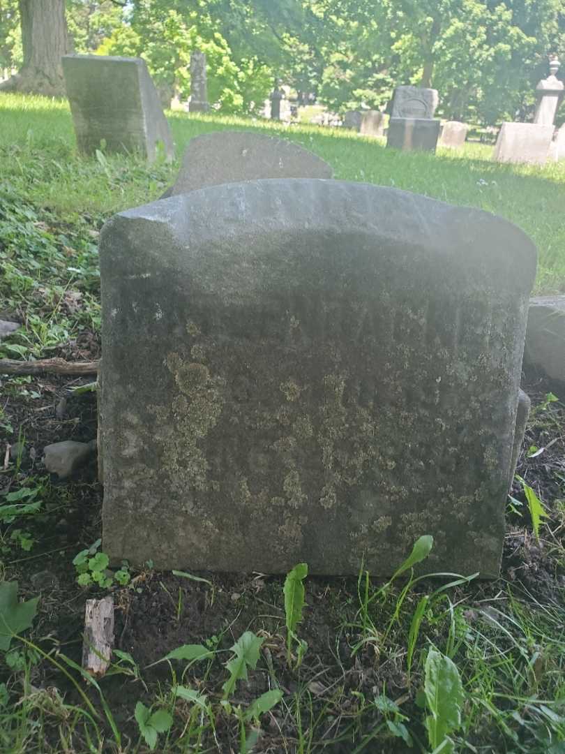 Anna Matzenbacker's grave. Photo 3