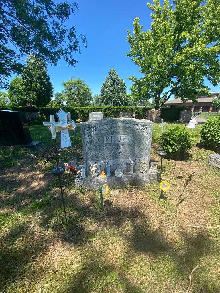 Theresa L. Pluff's grave. Photo 1