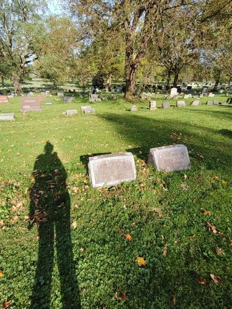 Julia A. Kittel's grave. Photo 1