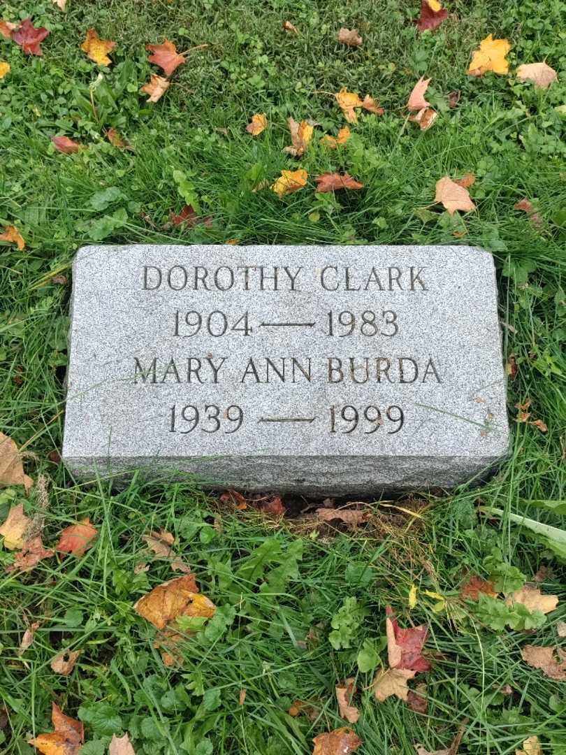 Mary Ann Burda's grave. Photo 3