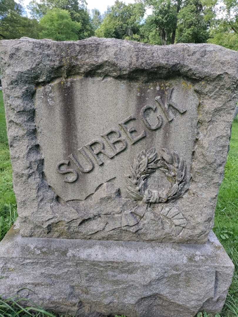 Catherine Surbeck's grave. Photo 4