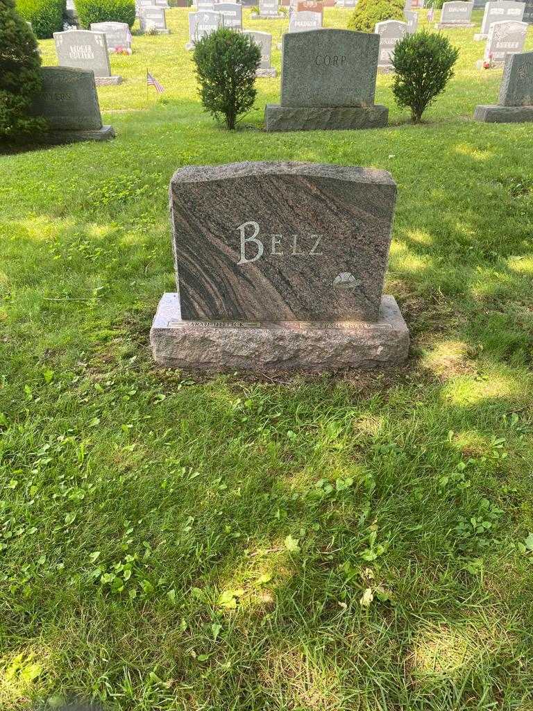 Frank Peter Belz's grave. Photo 2