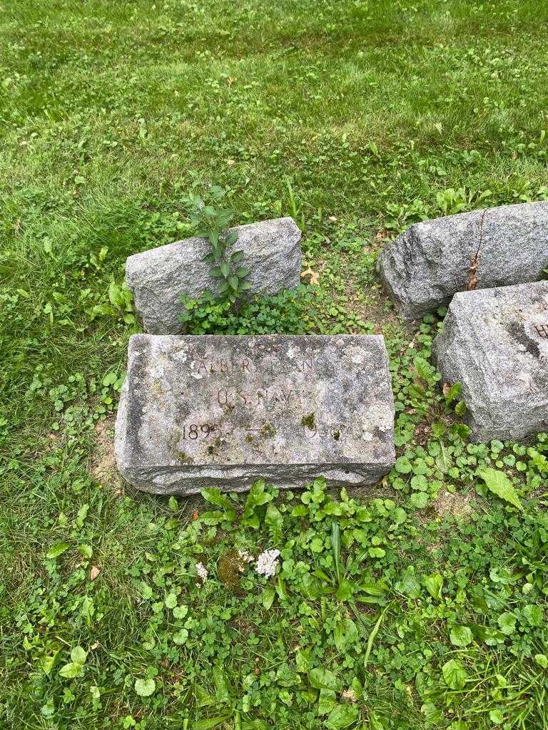 Albert Evans's grave. Photo 2