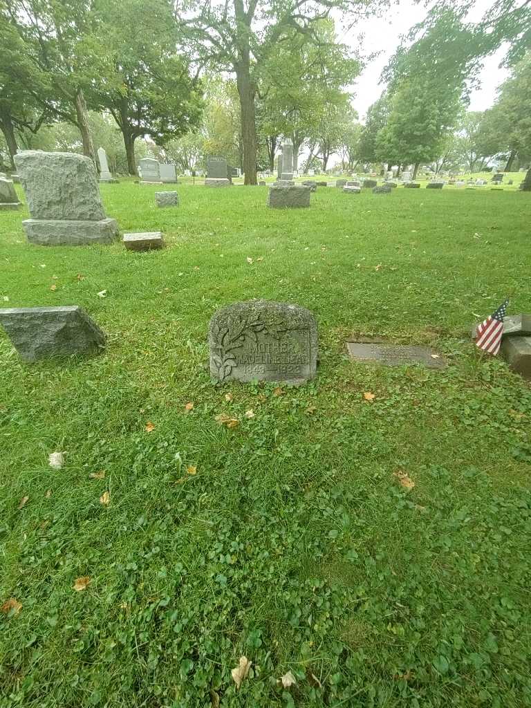 Madeline Dear's grave. Photo 1