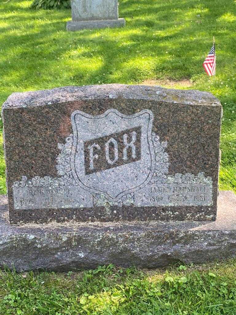 Irene Louise Fox's grave. Photo 3