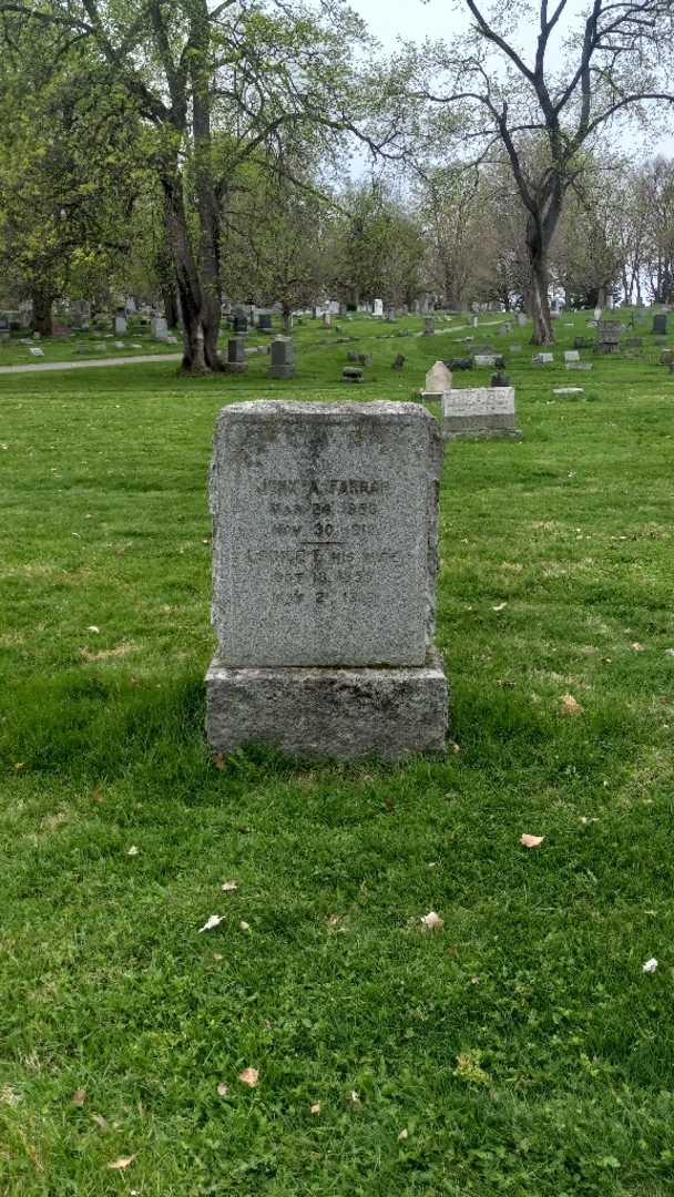 Louise E. Farrar's grave. Photo 2