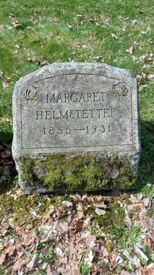 Margaret Helmstetter's grave. Photo 3