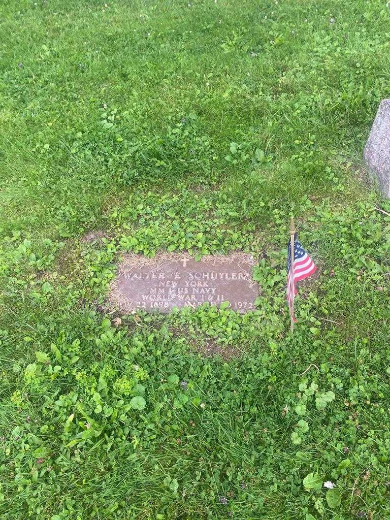 Walter E. Schuyler's grave. Photo 2