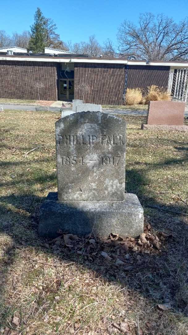 Phillip Falk's grave. Photo 3