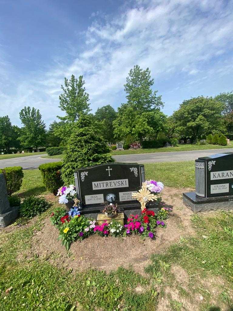 Mihailo Mitrevski's grave. Photo 1