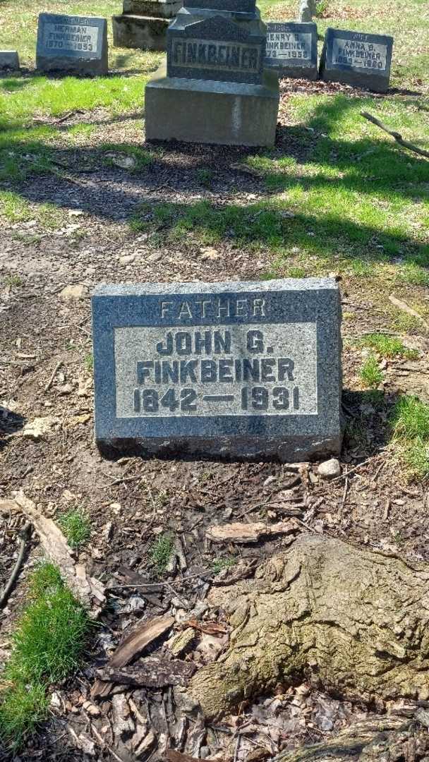 John Gotthilf Finkbeiner's grave. Photo 5