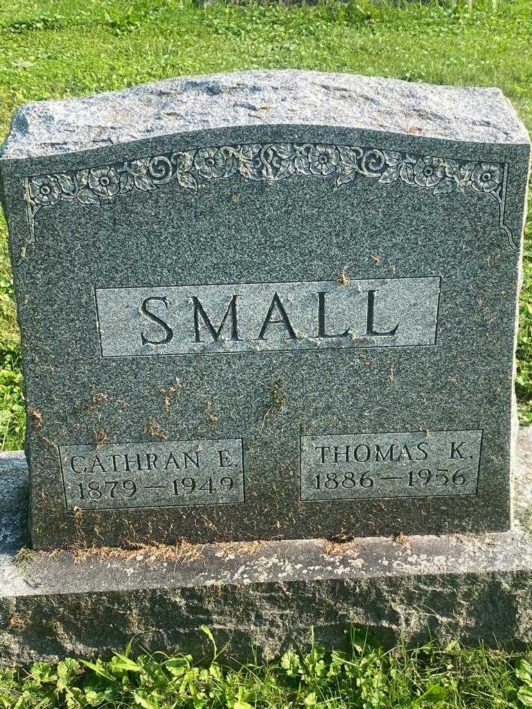 Thomas K. Small's grave. Photo 3