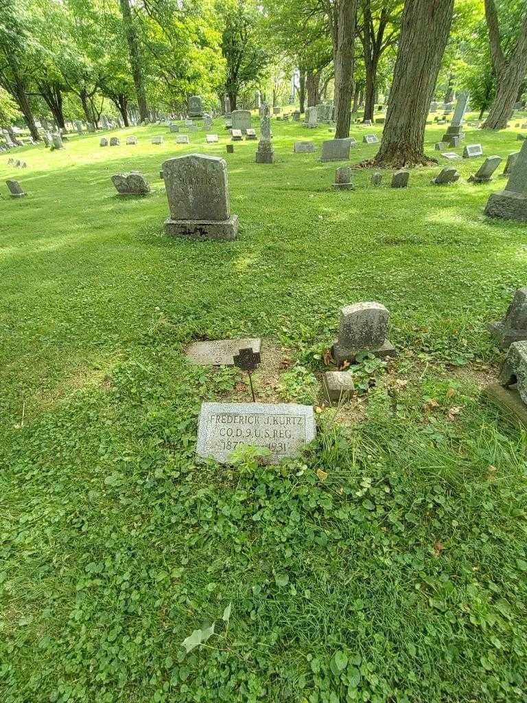 Frederick J. Kurtz's grave. Photo 1