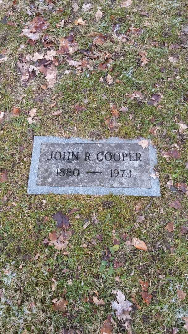 John R. Cooper's grave. Photo 3