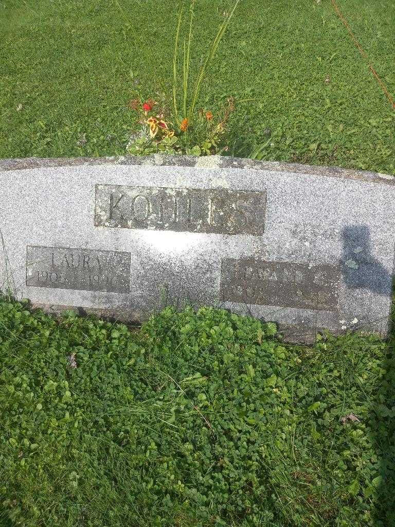 Edward C. Kohles's grave. Photo 3