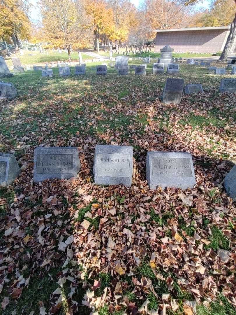 Oran Walter Wilber's grave. Photo 1