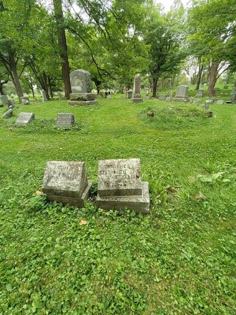 Elizabeth Schellman's grave. Photo 1