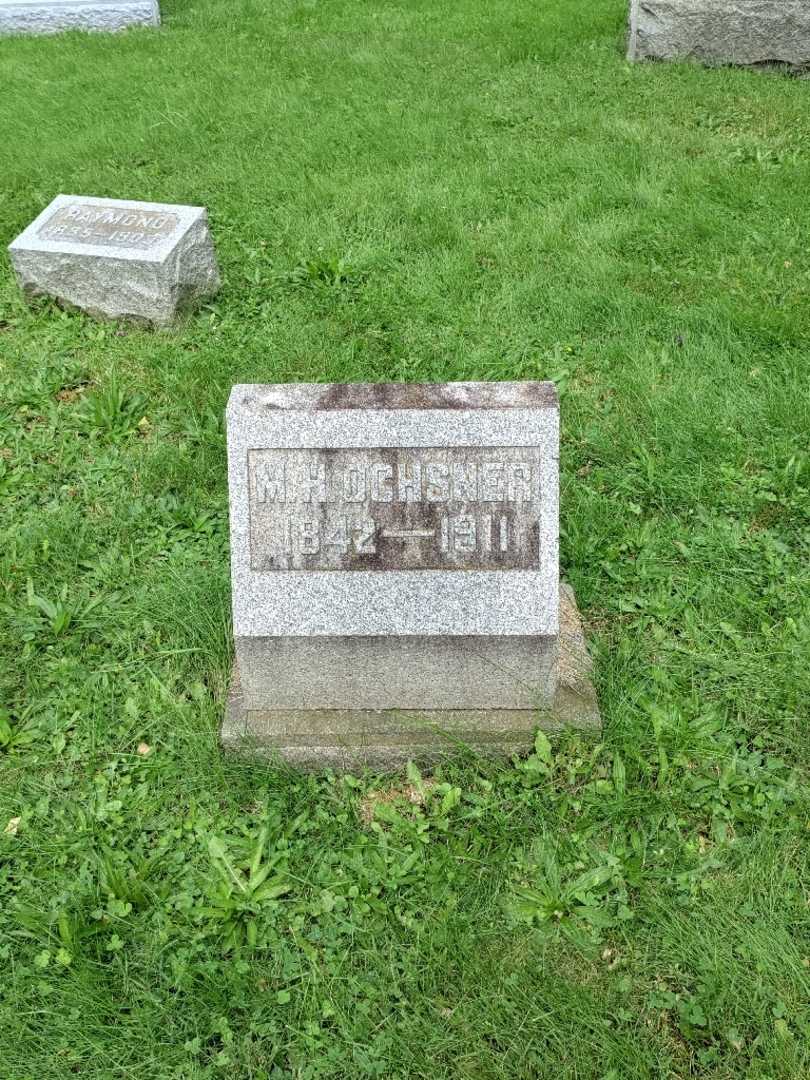 Michael H. Ochsner's grave. Photo 2