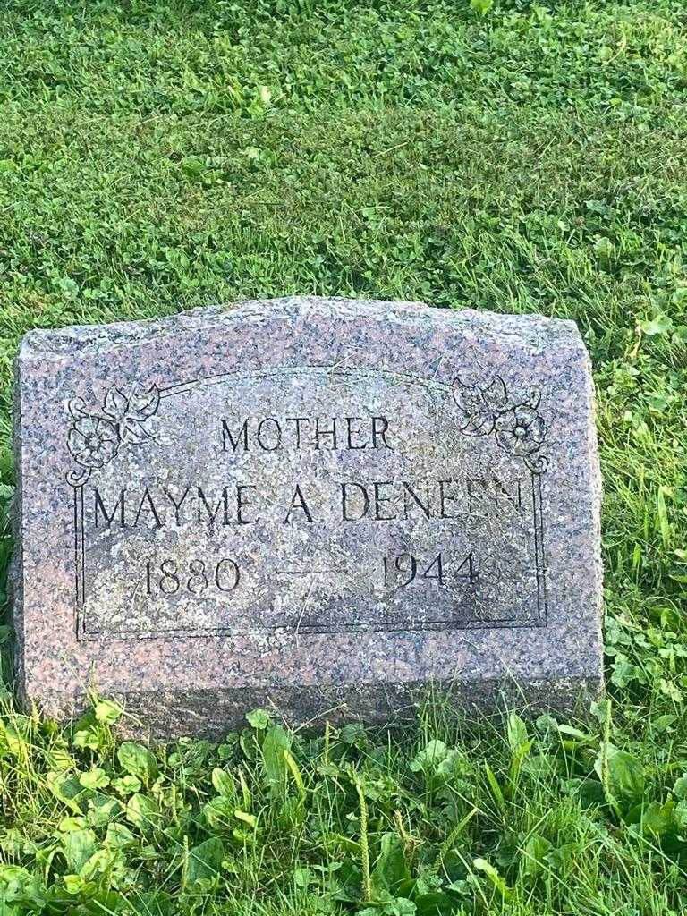 Mayme A. Deneen's grave. Photo 3