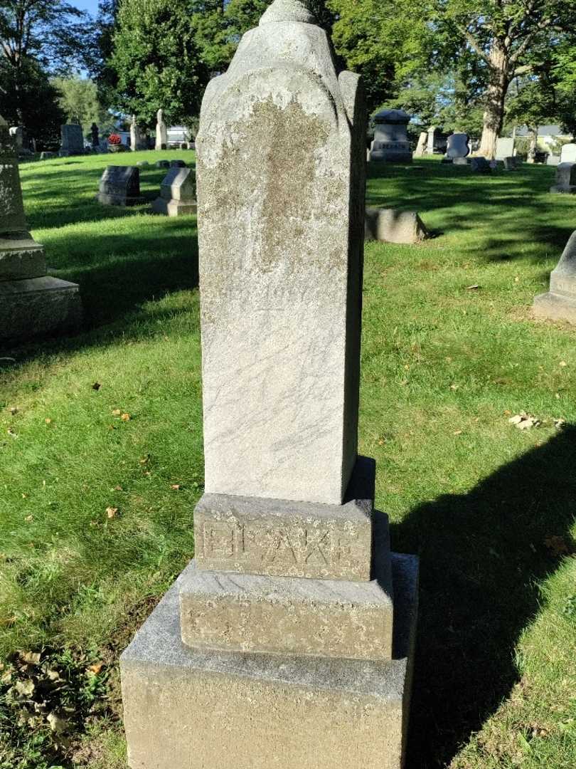 Henry E. Blake's grave. Photo 2