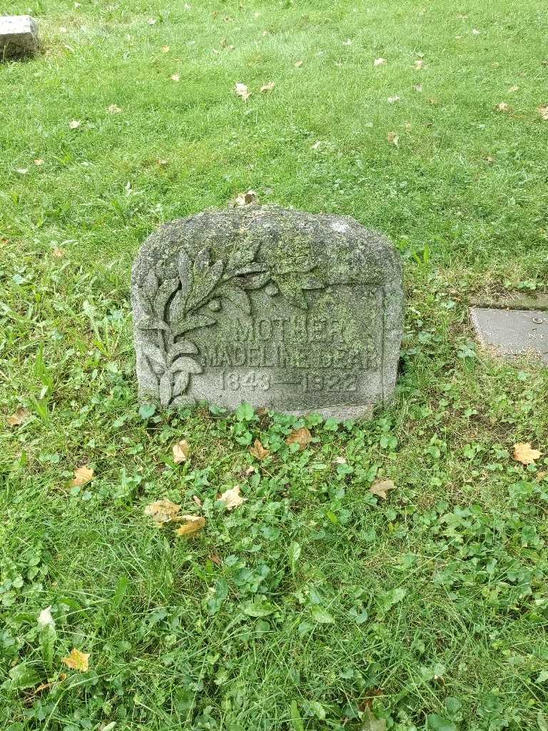 Madeline Dear's grave. Photo 2