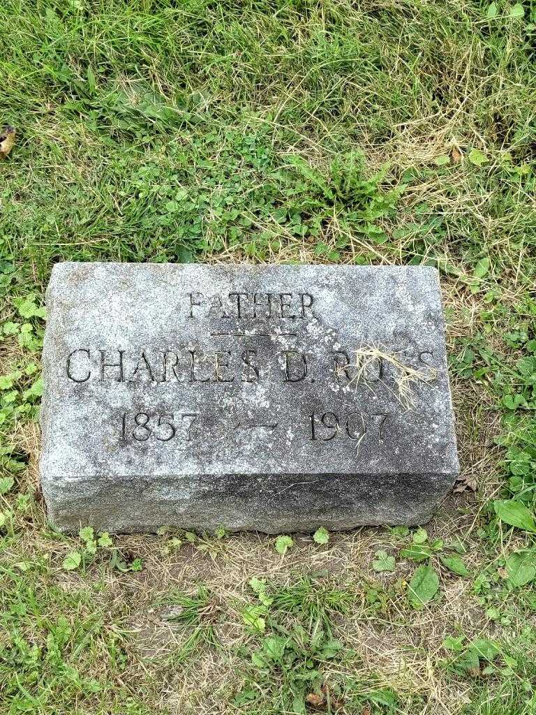 Charles D. Ross's grave. Photo 3