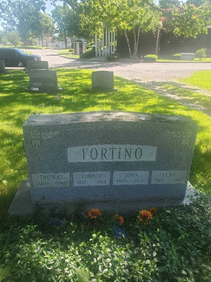 Fannie Fortino's grave. Photo 3